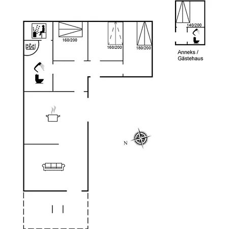 Hébergement de vacances Hjorthung - 2km From The Sea By Interhome *